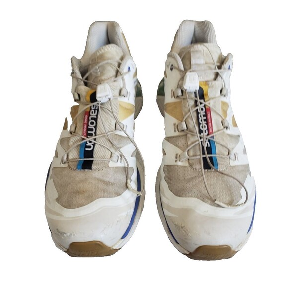 Salomon XT-6 Vanilla Ice Granite Green Size Men's Size 10.5 Hiking Shoes - Picture 4 of 11